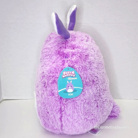 KIKI 🦘 Purple Kangaroo w Pouch FuzzAMallow Squishmallow NWT med school & sewing - Picture 3 of 10